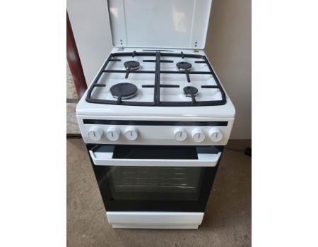 HANSA-AMICA 58GE3-33HZpTaDAQ(W)-f136 Газовая плита с электродуховкой 50*60 б/у Гарантия 3 мес 
