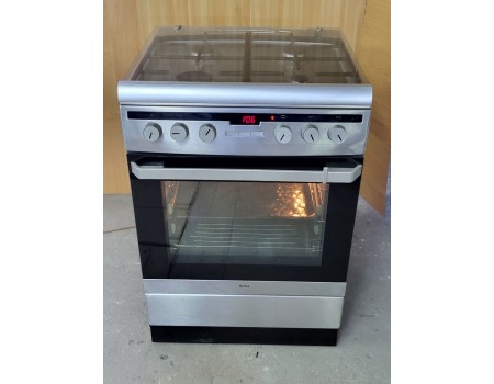 HANSA-AMICA 618 GE3-f108   60см Газовая плита с электричной духовкой 60*60 б/у Гарантия 3 мес