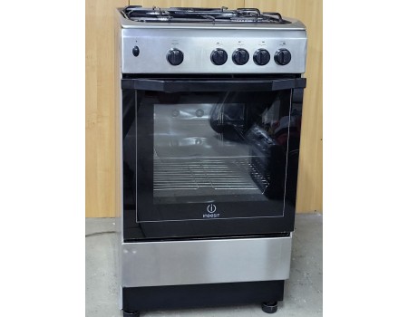 INDESIT-15GG-f111 Газовая плита с газовой духовкой 50*60 б/у Гарантия 3 мес 