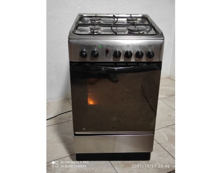 INDESIT K-342G(X)/U-f797 Газовая плита с газовой духовкой 50*60 б/у Сервис 6 мес