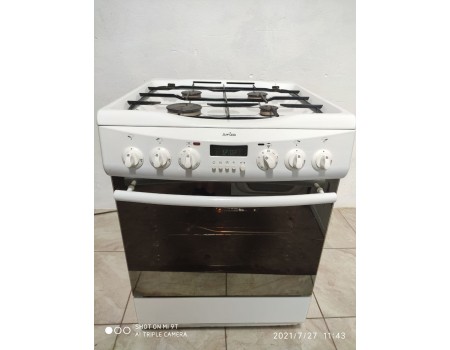 HANSA-AMICA-f898  60см  Газовая плита с электродуховкой 60*60 б/у Гарантия 6 мес 