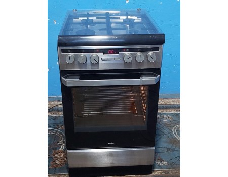 HANSA-AMICA 58GE3.33 H-f757 Газовая плита с электродуховкой 50 * 60 б / у Гарантия 6 мес