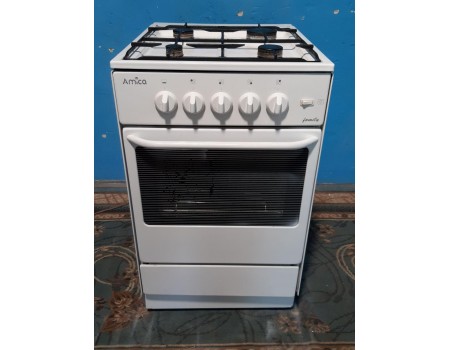 HANSA-AMICA Family-bn- f836 Газовая плита с газовой духовкой 50*60 б/у Гарантия 6 мес