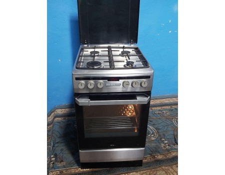 HANSA-AMICA 58GE3.33 H-f756 Газовая плита с электродуховкой 50 * 60 б / у Гарантия 6 мес
