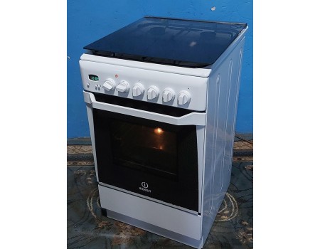 INDESIT 5GMH5 AG (W) -f740 Газовая плита с электрической духовкой 50*60 б/у Гарантия 6 мес