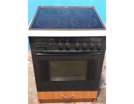 BOSCH GOURMET FD 7407-g497 Кухонный комплект для Встраивания Стеклокерамическая варочная поверхность Электрический духовой шкаф на 220В 60*60 б/у Гарантия 6 мес