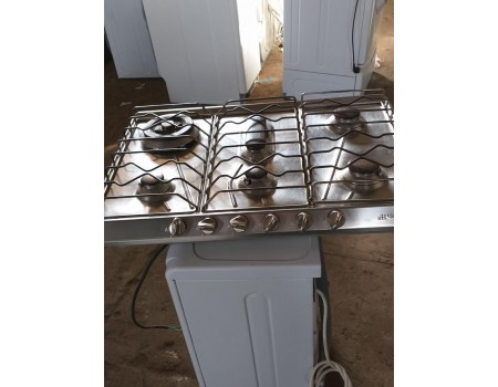 SMEG SPV577X-f62 Газовая варочная панель 6 конфорок 70*50 с рыбной горелкой б/у Гарантия 6 мес