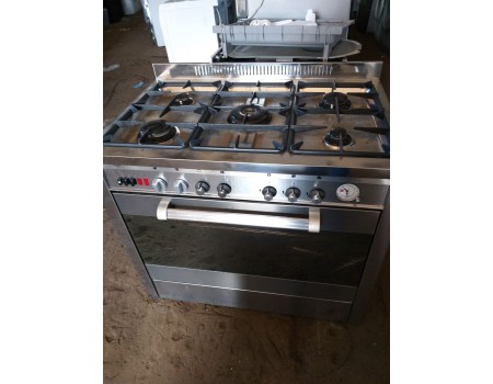 PELGRIM bn-f375  Варочный центр: газовая поверхность на 5 конфорок+ большая духовка 90*60*87 б/у