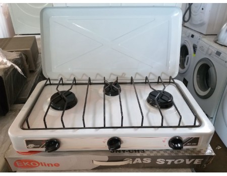 EKO LINE JNY-CH3-f1441 Газовая плита Настольная на 3 конфорки Новая* 60*32 Гарантия 6 мес