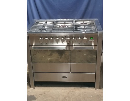TKC-12552-SS-f148 Варочный центр: газовая поверхность c электродуховками 90*60*87 б/у 