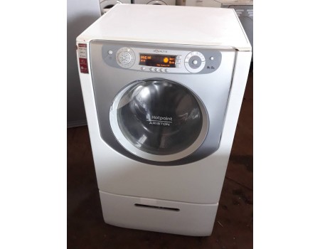 HOTPOINT-ARISTON AQGMD 149B-1925 Cтирально-сушильная машина стирка 8 кг, сушка 6 кг 1400 об/мин 60*65 Инверторный мотор Италия б/у Гарантия 6 мес 