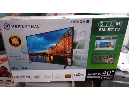 HERENTHAL SMARTTV-40 диагональ 101см НОВЫЙ! Телевизор Гарантия 6 мес