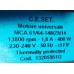Мотор (двигатель) Мотор (двигатель) C.E.SET. MCA 61/64-148/ZN14-z35 к стиральным машинам INDESIT HOTPOINT-ARISTON CANDY WHIRLPOOL BEKO ZANUSSI и другим б/у Гарантия на подключение